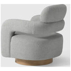 Sherpa Swivel Barrel Chair, Set of 2