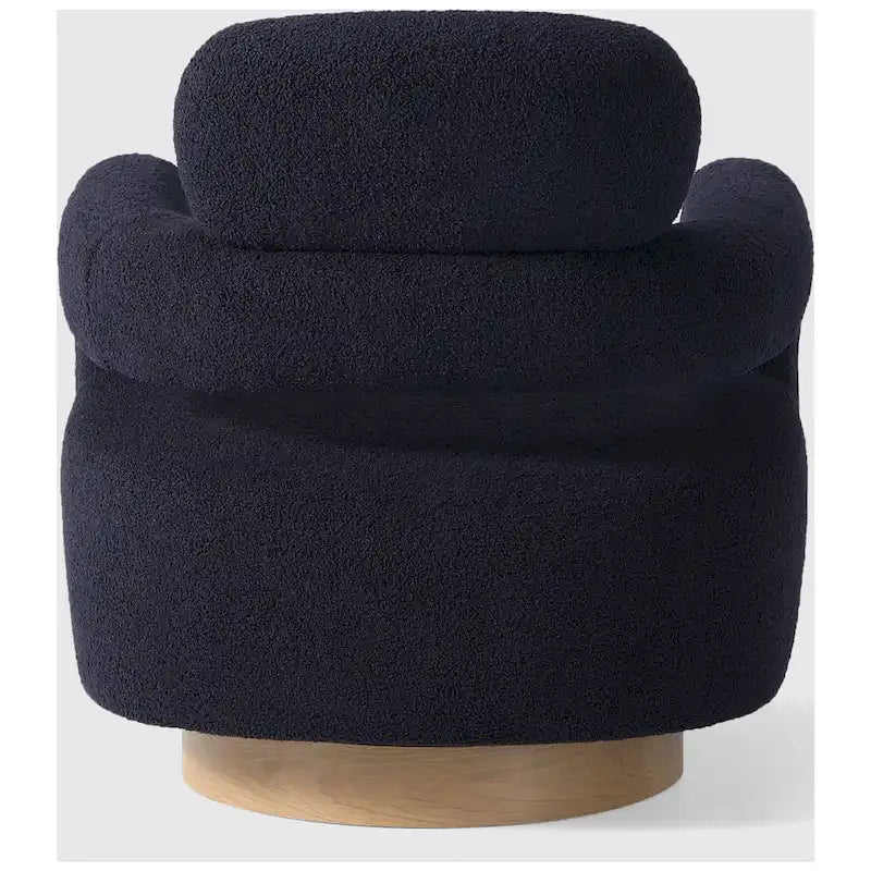Sherpa Swivel Barrel Chair, Set of 2