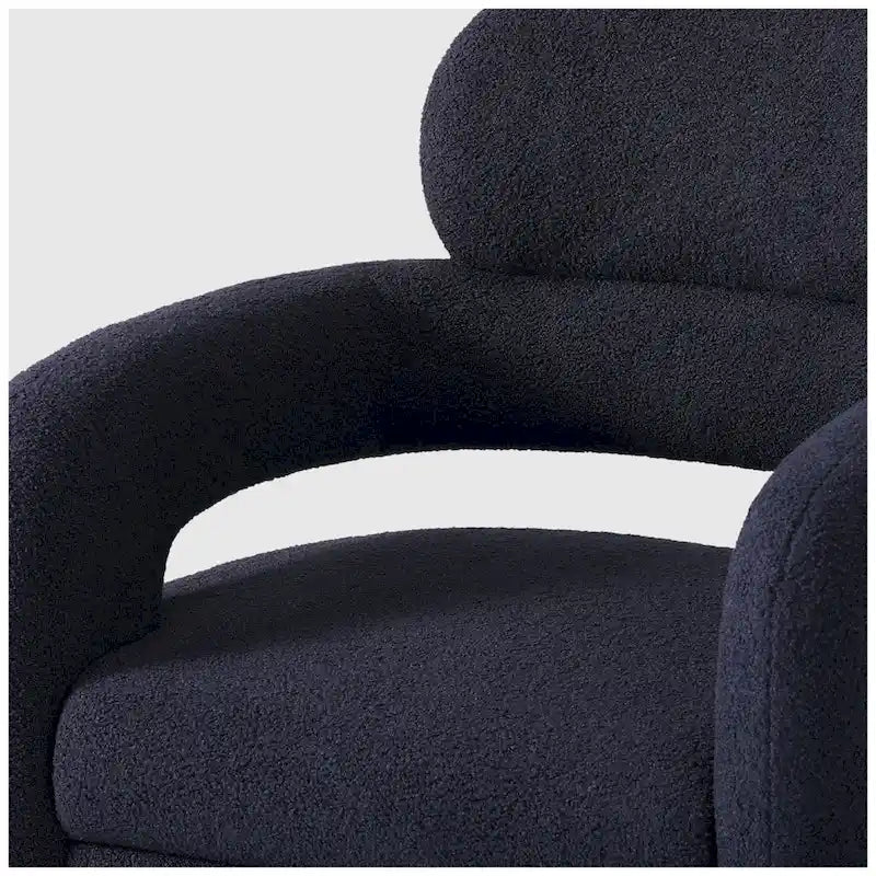 Sherpa Swivel Barrel Chair, Set of 2