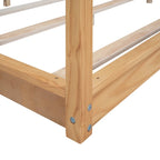 Low Canopy Platform Bed in Pine Wood and MDF – Queen/King