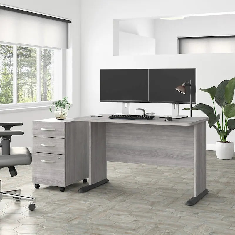 48" Computer Desk with Wire Management Grommet