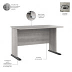 48" Computer Desk with Wire Management Grommet