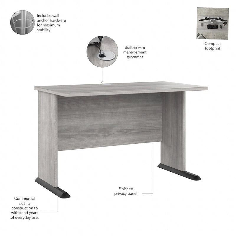 48" Computer Desk with Wire Management Grommet