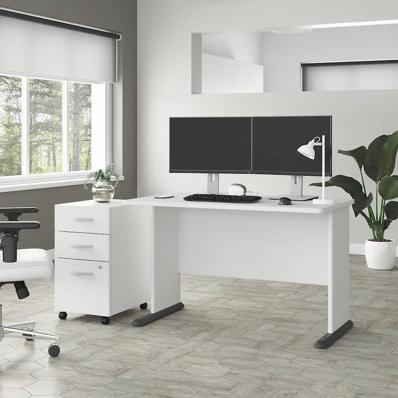 48" Computer Desk with Wire Management Grommet