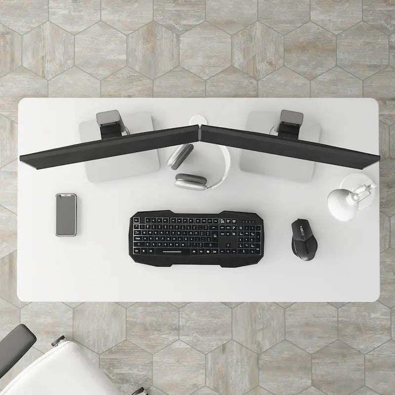 48" Computer Desk with Wire Management Grommet