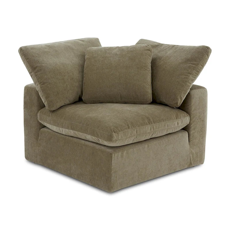 Modular Sectional Corner Chair with Stain-Resistant Fabric – 38"x38"