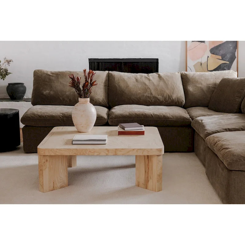 Modular Sectional Corner Chair with Stain-Resistant Fabric – 38"x38"