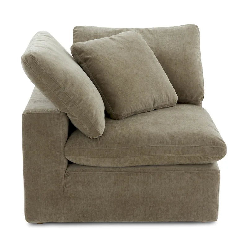 Modular Sectional Corner Chair with Stain-Resistant Fabric – 38"x38"