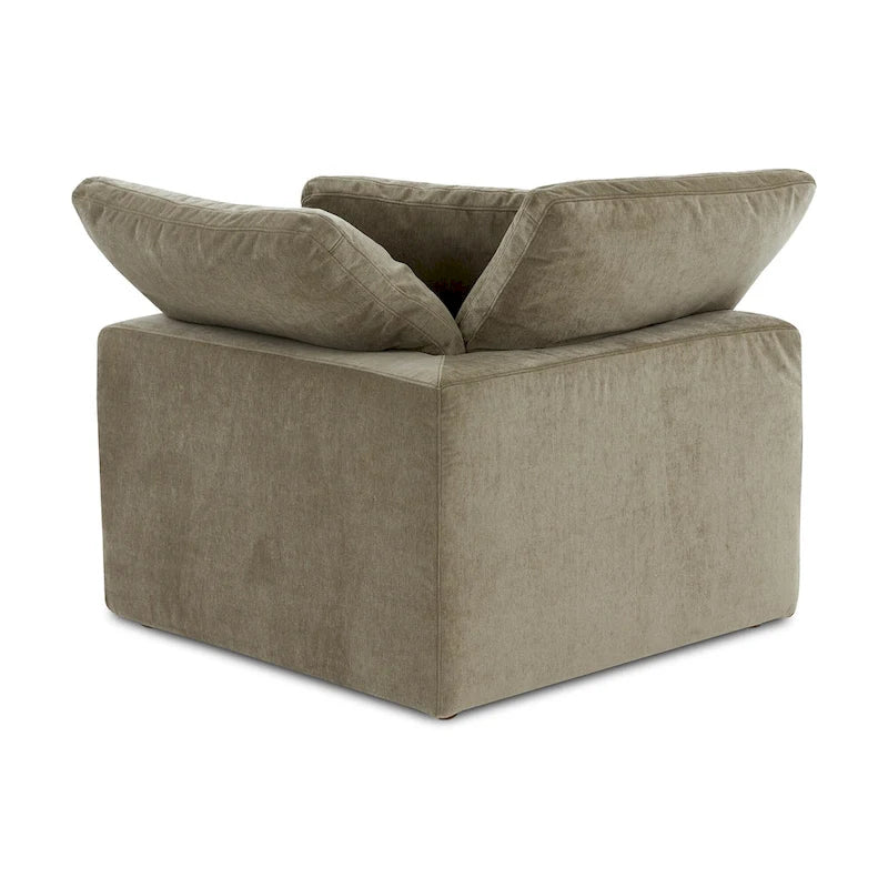 Modular Sectional Corner Chair with Stain-Resistant Fabric – 38"x38"