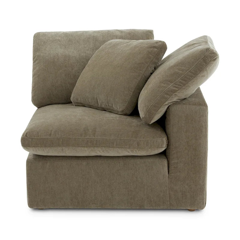 Modular Sectional Corner Chair with Stain-Resistant Fabric – 38"x38"