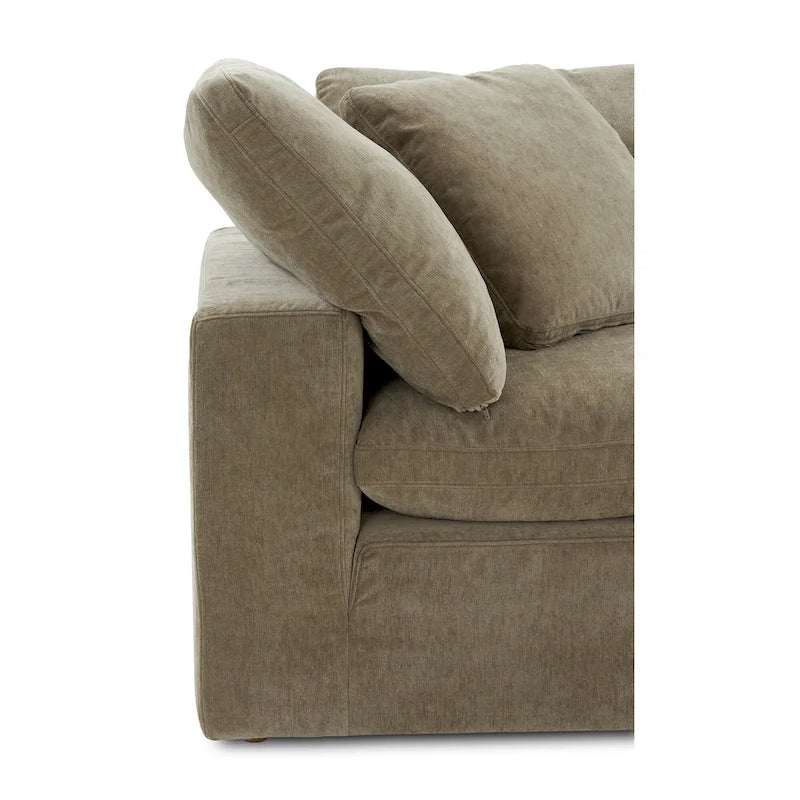 Modular Sectional Corner Chair with Stain-Resistant Fabric – 38"x38"