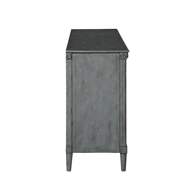 Traditional 60-Inch Wide 6-Drawer Double Dresser