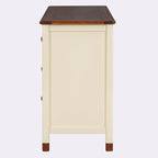 6-Drawer Storage Dresser with Weathered Finish