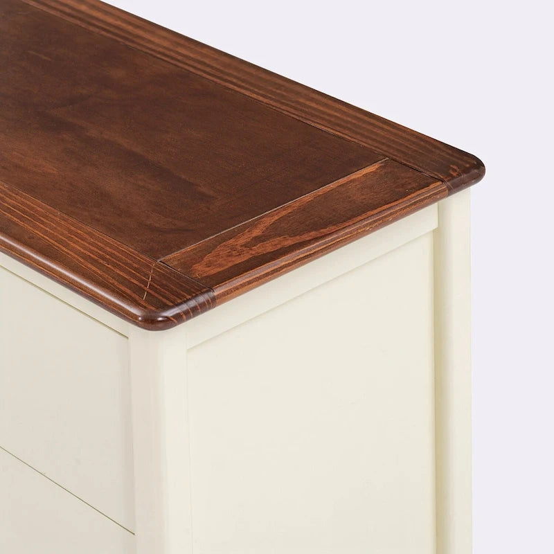 6-Drawer Storage Dresser with Weathered Finish