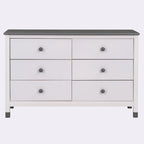 6-Drawer Storage Dresser with Weathered Finish