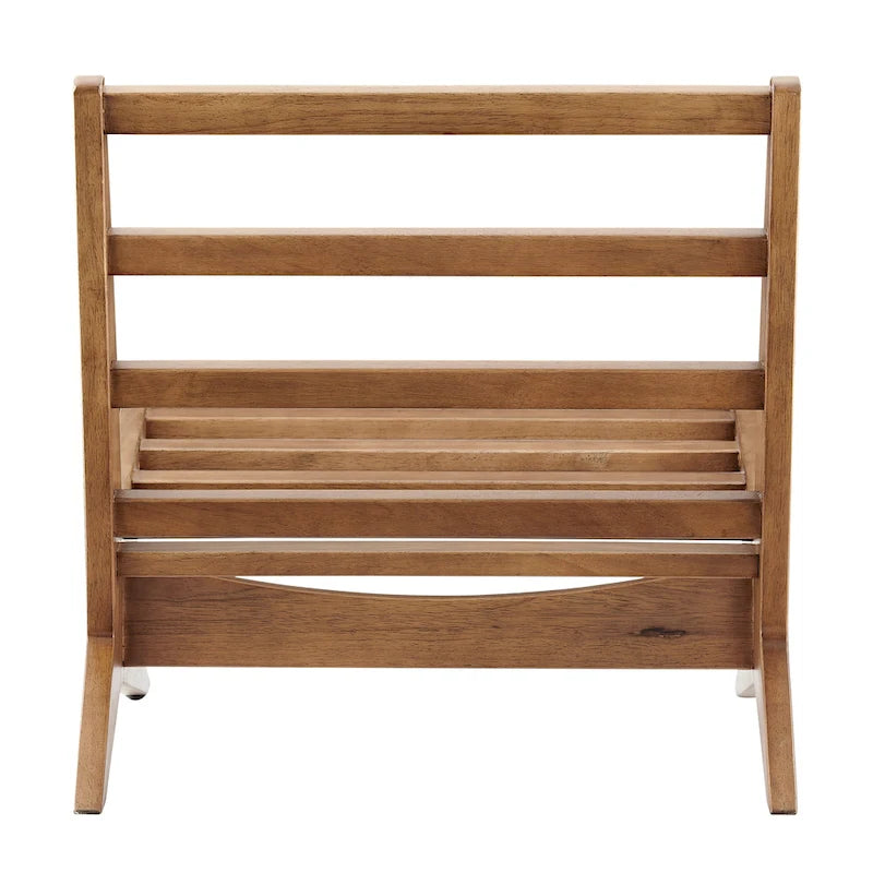 Mid-Century Style Accent Chair – Engineered Wood Frame + Polyester Fabric