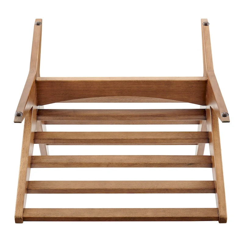 Mid-Century Style Accent Chair – Engineered Wood Frame + Polyester Fabric