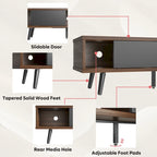 TV Stand for TVs up to 75" – Mid-Century Entertainment Center Console, 70 Inches