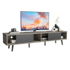 TV Stand for TVs up to 75" – Mid-Century Entertainment Center Console, 70 Inches