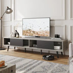 TV Stand for TVs up to 75" – Mid-Century Entertainment Center Console, 70 Inches