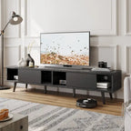 TV Stand for TVs up to 75" – Mid-Century Entertainment Center Console, 70 Inches
