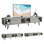 TV Stand for TVs up to 75" – Mid-Century Entertainment Center Console, 70 Inches