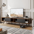 TV Stand for TVs up to 75" – Mid-Century Entertainment Center Console, 70 Inches
