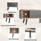 TV Stand for TVs up to 75" – Mid-Century Entertainment Center Console, 70 Inches