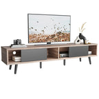 TV Stand for TVs up to 75" – Mid-Century Entertainment Center Console, 70 Inches