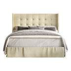 Tufted Upholstered Platform Bed
