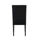 Velvet Dining Chair with Nailhead Trim, Set of 2
