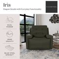 Power Recliner with Adjustable Electric Headrest