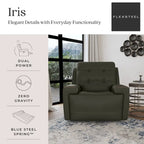 Power Recliner with Adjustable Electric Headrest