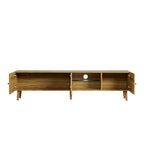 70" Mid-Century TV Media Console with 3-Door Storage