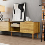 70" Mid-Century TV Media Console with 3-Door Storage