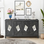 Modern 4-Door Cabinet