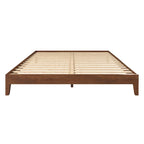 King Platform Bed in Solid Pine with 28-Slat Support System