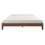 King Platform Bed in Solid Pine with 28-Slat Support System